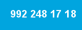 992 248 17 18 992 248 17 18